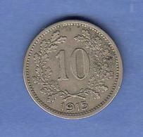 Münze Austria, 10 Heller 1915 - Austria