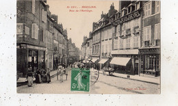 MOULINS RUE DE L'HORLOGE  (EDITION P. PAQUET) - Moulins
