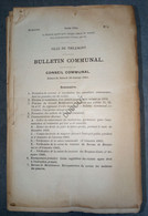 TIENEN/TIRLEMONT - Bulletin Communal - 1904-->1913 (S115) - Vecchi