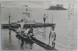 C. P. A. : FIJI : Canoeing, In 1910 - Fidschi