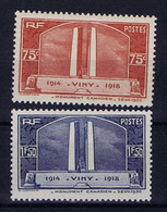 France: Yv 316 - 317 MNH/** Sans Charniere. Postfrisch 1936 - Ungebraucht