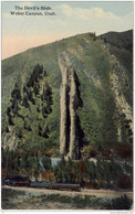 The Devil's Slide, Weber Canyon Near OGDEN, Utah, Ca. 1910, Train (Eisenbahn, Chemin De Fer) - Ogden