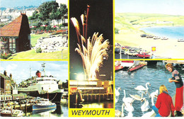 SCENES FROM WEYMOUTH, DORSET. USED POSTCARD R1 - Weymouth