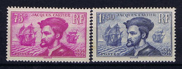 France Yv 296 - 297 MNH/** Sans Charniere. Postfrisch  297 Has A Spot In The Gum - Nuovi