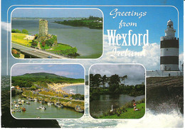 SCENES FROM CO. WEXFORD, IRELAND. USED POSTCARD R8 - Wexford
