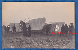 CPA Photo - L' ISLE ADAM - Accident D'un Avion SAD , Dewoitine ? - Photographe Georges Olivier - TOP RARE - Accidentes