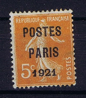 France : Yv Nr 27  Part Gum  Mh/* - 1893-1947