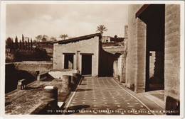 CPA AK ERcolano Loggia E Terrazza Della Casa Dell' Atrio CAMPANIA ITALY (15143) - Ercolano