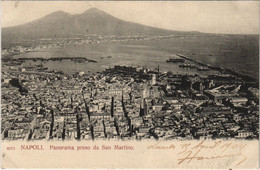 CPA AK NAPOLI Panorama Preso Da San Martino CAMPANIA ITALY (15488) - Marano Di Napoli