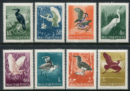 HUNGARY 1959 Water Birds  MNH / **.  Michel 1593-600 - Nuevos