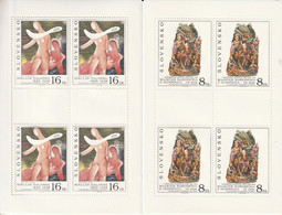 SLOVAQUIE - Feuillet - N°205/6 ** (1995) Oeuvres D'art - Blocks & Sheetlets