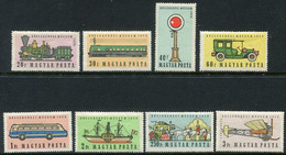 HUNGARY 1959 Transport Museum  MNH / **.  Michel 1584-91 - Neufs