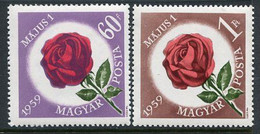 HUNGARY 1959 Labour Day MNH / **.  Michel 1581-82 - Ungebraucht