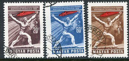 HUNGARY 1959 Anniversary Of Soviet Republic Used.  Michel 1578-80 - Usado