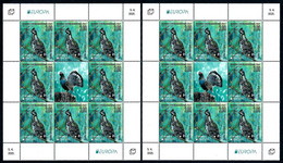 Bosnia And Herzegovina (Mostar) 2021: Europa - Endangered National Wildlife; 8 Complete Sets In 2 Small Sheets. MNH** - 2021