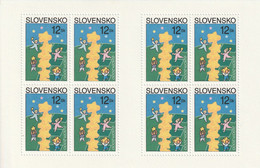 SLOVAQUIE - Feuillet - N°321a ** (2000) Europa - Papier Fluorescent - - Blocks & Sheetlets