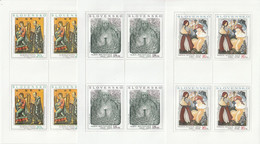 SLOVAQUIE - Feuillet - N°356/8 ** (2001) Tableaux - Blocks & Sheetlets