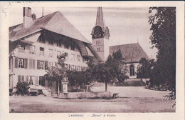 Langnau BE, Bären Und Kirche (5.5.27) - Langnau Im Emmental