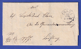 Bayern Dienstbrief Mit Rundstempel CHAM 1881 - Bavaria