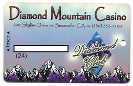 Diamond Mountain Casino, Susanville, CA, U.S.A., Older Used Slot Or Player's Card, # Diamonmountain-2 - Casino Cards