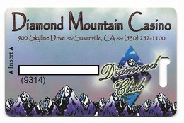 Diamond Mountain Casino, Susanville, CA, U.S.A., Older Used Slot Or Player's Card, # Diamonmountain-3 - Casino Cards