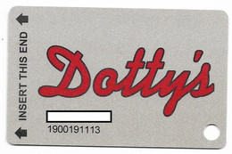 Dotty's Casino, Las Vegas, NV, U.S.A., Older Used Slot Or Player's Card, # Dottys-1 - Casino Cards