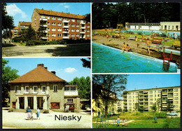 F2006 - TOP Niesky Waldbad Kino Schauburg Neubauten - Bild Und Heimat Reichenbach - Niesky