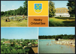 F2008 - TOP Niesky OT See - Freibad - Bild Und Heimat Reichenbach - Niesky