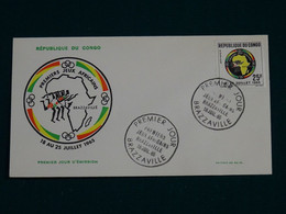 Congo 1965 1st African Games Emblem, Brazzaville FDC VF - FDC