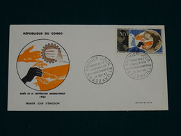 Congo 1965 International Cooperation Year FDC VF - FDC