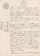 VP 1 FEUILLE - 1862 - JUGEMENT - VISIEUX - ST ETIENNE - Manuskripte