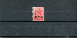 Levant Britannique 1905 Yt 13 * - British Levant