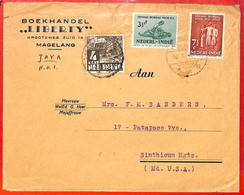 Aa0255 - DUTCH INDIES - POSTAL HISTORY -  COVER To The USA  1940's  Medicine - Netherlands Indies