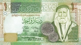 Jordan (CBJ) 1 Dinar 2008 UNC Cat No. P-34d / JO229d - Jordan