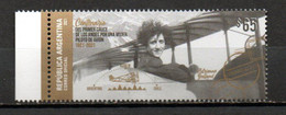 Centenario Del Primer Cruce De Los Andes Por Una Mujer Piloto De Avión - Unused Stamps