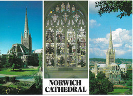 NORWICH CATHEDRAL, NORWICH, NORFOLK, ENGLAND. UNUSED POSTCARD  Fd8 - Norwich