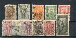 Grèce 1901 Yt 146-156 - Oblitérés