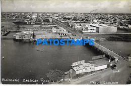 160975 EQUATOR GUAYAQUIL BALNEARIO AMERICAN PARK POSTAL POSTCARD - Equateur