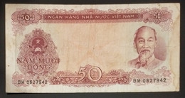 Viet Nam Vietnam 50 Dong VF Banknote Note 1976 - Pick # 84a / 02 Photo - Vietnam