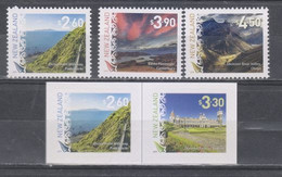 New Zealand 2019 Definitives - Scenic Views (stamps 3v+self Adhesive Stamps 2v) MNH - Nuevos