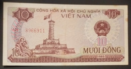 Vietnam Viet Nam 10 Dong AU Banknote Note / Billet 1985 -Pick # 93 / 02 Photo - Vietnam