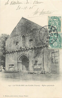 CPA FRANCE 86 "Le Ville Dieu Du Clain, église Paroissiale" - La Villedieu Du Clain