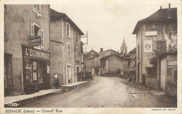 CPA FRANCE 38 "Renage, Grand'rue" - Renage