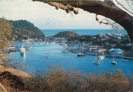 CPSM Ile De Saint Barthélémy-Le Port De Gustavia-Beau Timbre    L616 - Saint-Christophe-et-Niévès