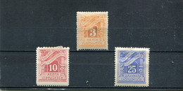 Grèce 1902 Yt 27 29 31 * - Unused Stamps