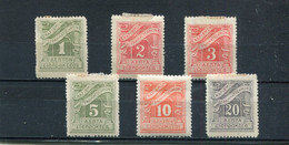 Grèce 1913-24 Yt 65-70 * - Unused Stamps