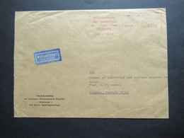 DDR Regierung 1980 Freistempel Volkskammer DDR Sekretariat Berlin 102 Marx-Engels-Platz Per Luftpost Nach Atlanta USA - Cartas