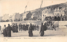 62-BOULOGNE-SUR-MER- BATEAU ECHOUE ( TEMPÊTE DE SEPTEMBRE 1903 ) - Boulogne Sur Mer