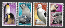 Terres Australes Et Antarctiques Françaises N° 344 à 347 Neuf ** MNH - Unused Stamps