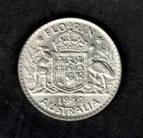 Australia 1942 Florin, Two Shillings UNC - - Florin